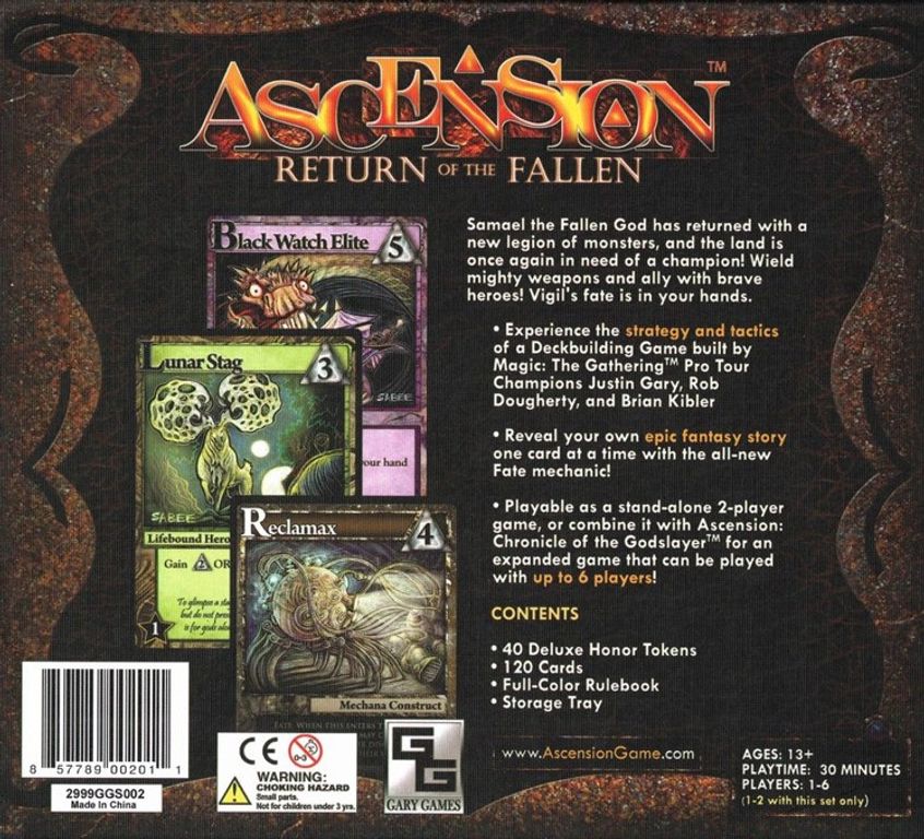 Ascension: Return of the Fallen torna a scatola