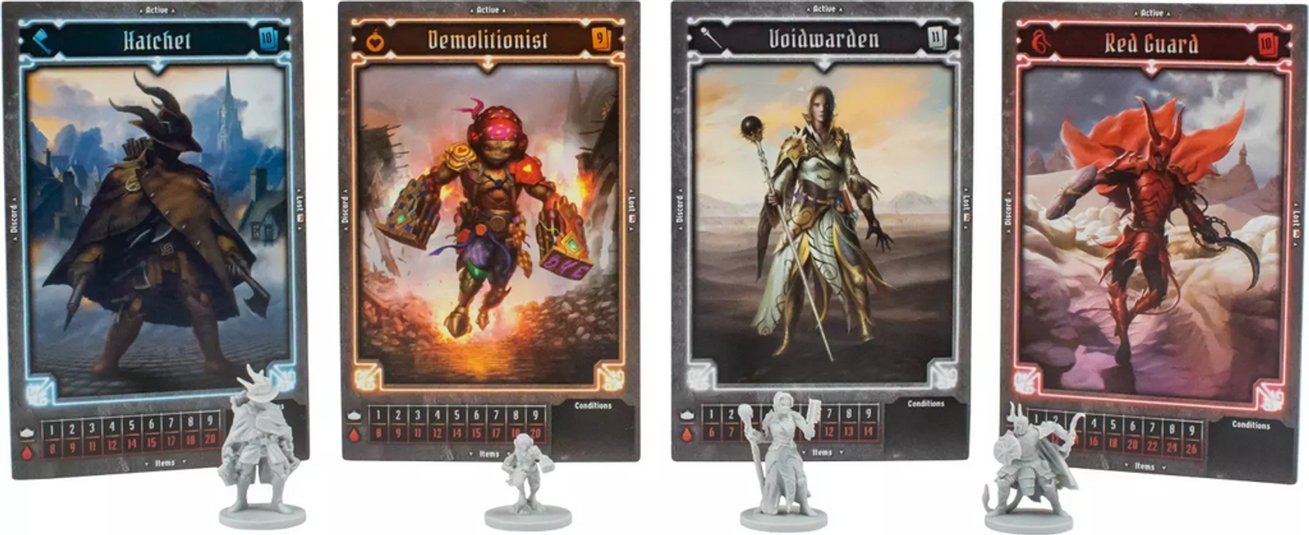 Gloomhaven: Les Mâchoires du Lion composants