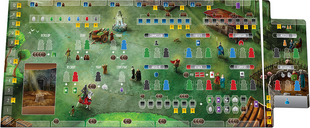Paladins of the West Kingdom: City of Crowns game board