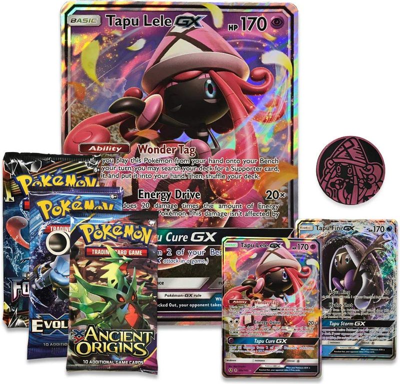 Pokemon Island Guardians GX Premium Collection componenti