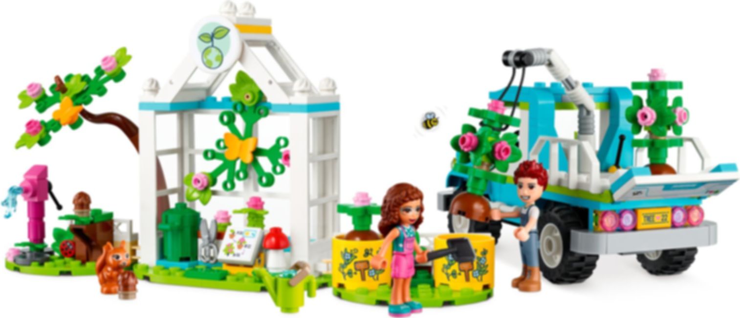 LEGO® Friends Baumpflanzungsfahrzeug komponenten
