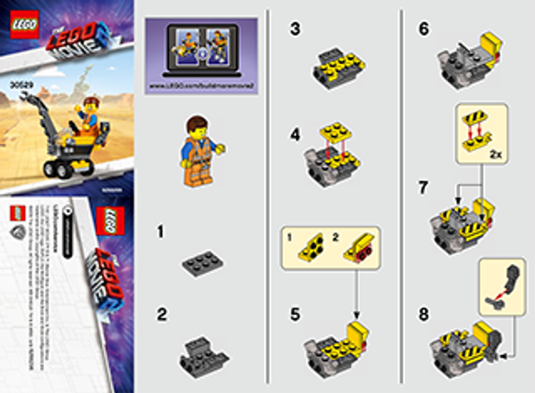 LEGO® Movie Mini mastro-costruttore Emmet manuale
