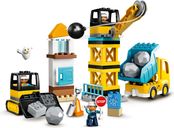 LEGO® DUPLO® Baustelle mit Abrissbirne komponenten