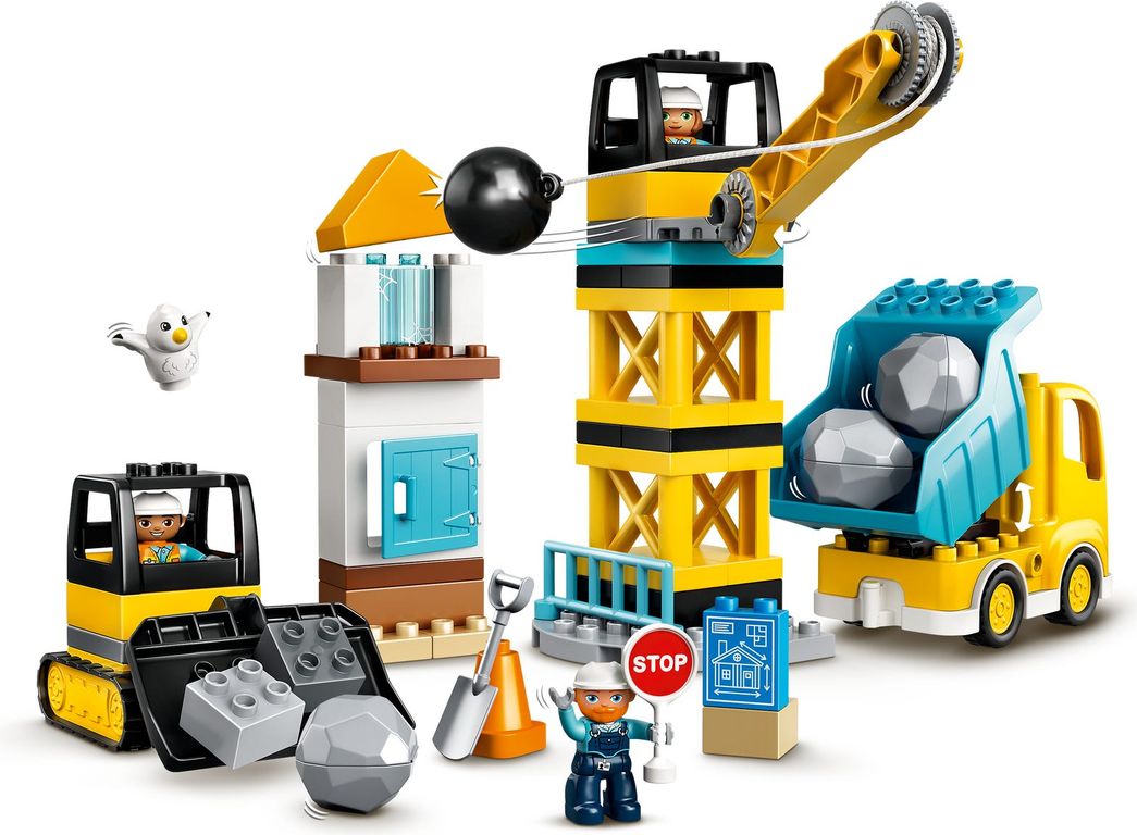 LEGO® DUPLO® Derribo con Bola de Demolición partes