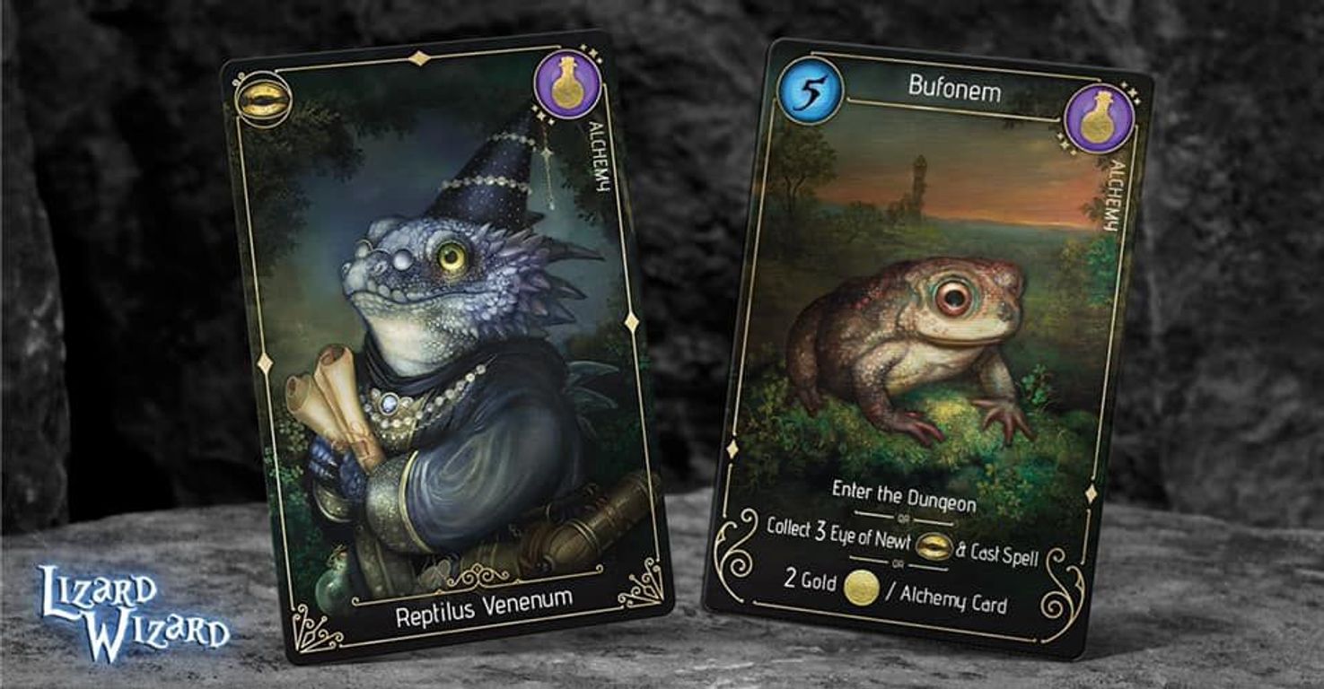 Lizard Wizard cards