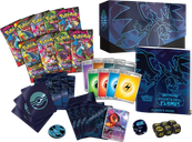 Pokémon TCG: Mega Evolution - Phantasmal Flames Elite Trainer Box components