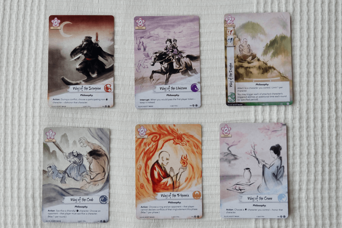 Legend of the Five Rings: The Card Game cards