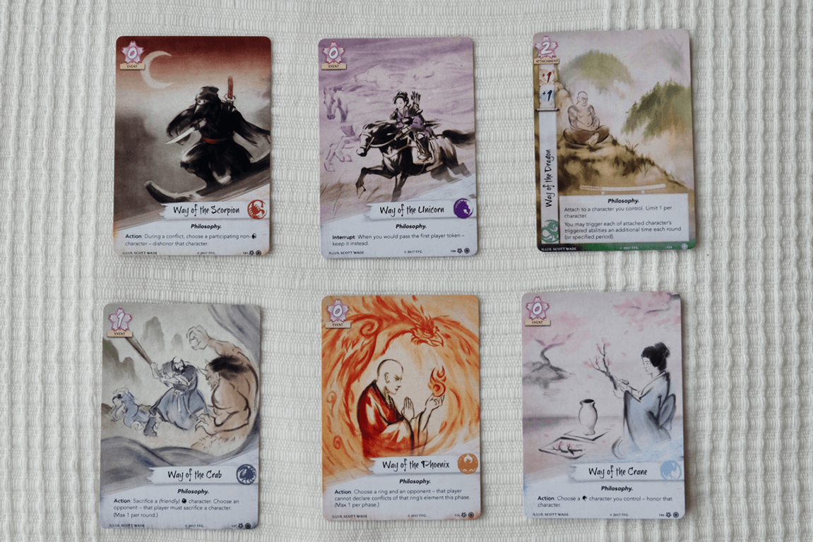 Legend of the Five Rings: The Card Game kaarten