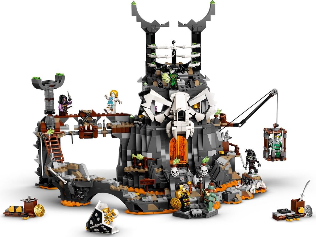 LEGO® Ninjago Mazmorras del Brujo de los Muertos jugabilidad