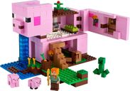 LEGO® Minecraft The Pig House components