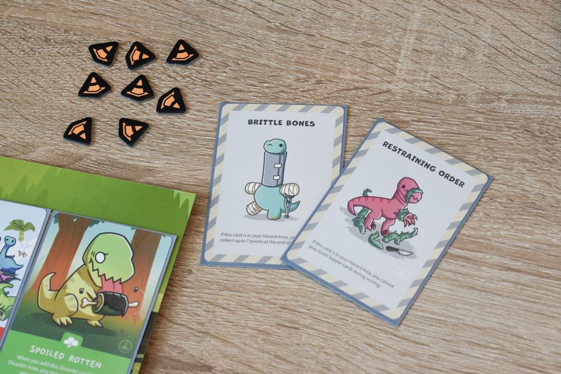 Happy Little Dinosaurs: Hazards Ahead cards