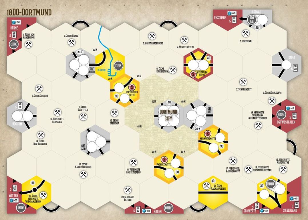 18DO: Dortmund game board