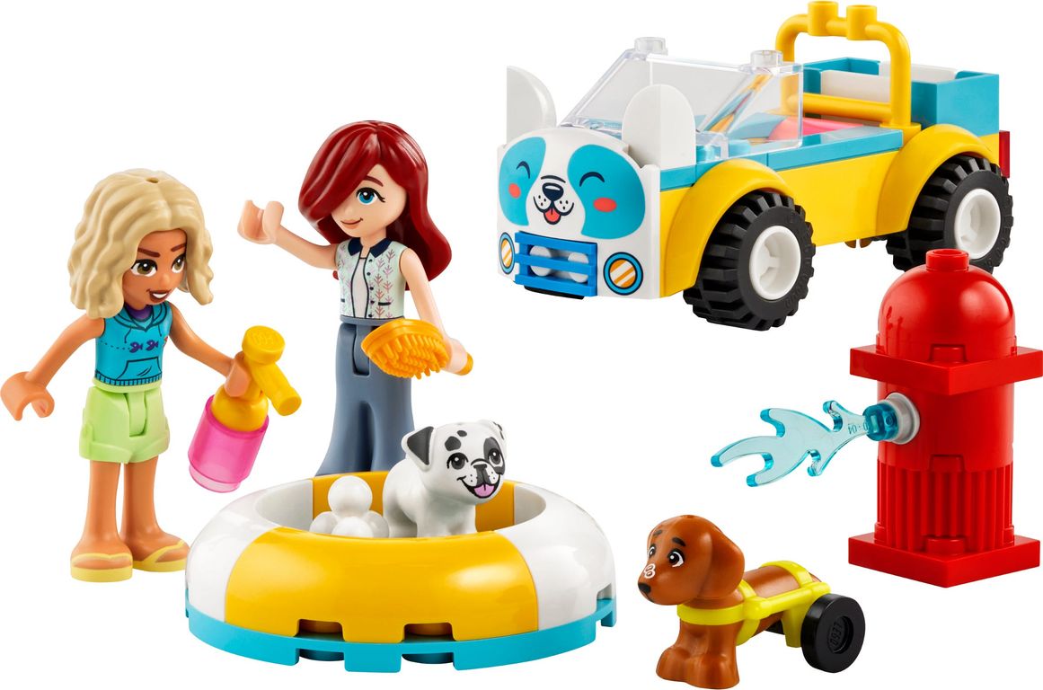 LEGO® Friends Dog-Grooming Car components