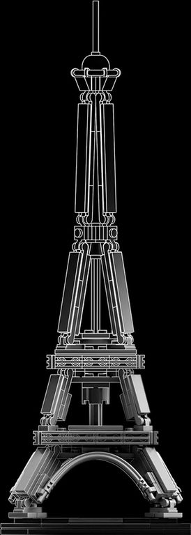 LEGO® Architecture The Eiffel Tower components