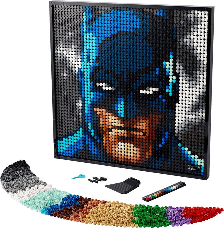 LEGO® Art Jim Lee Batman™ Kollektion komponenten