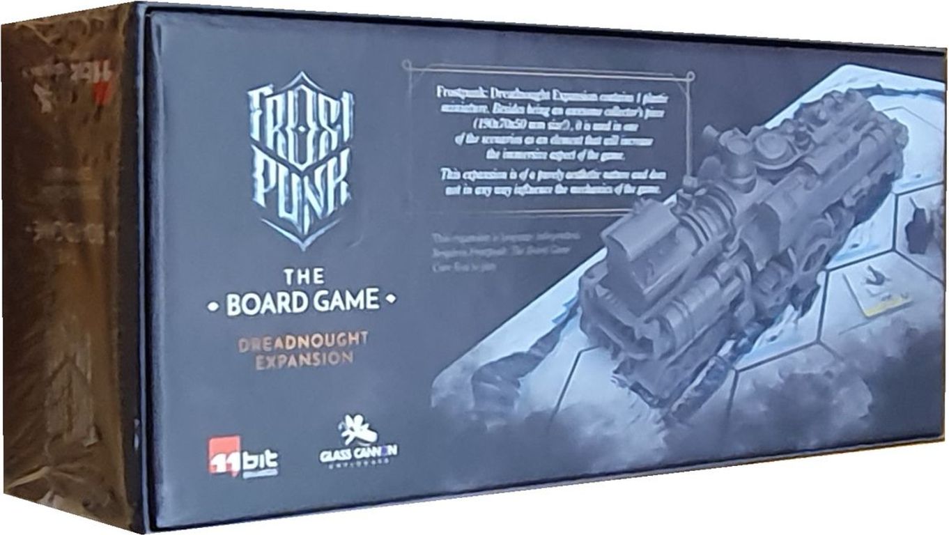 Frostpunk: The Board Game – Dreadnought Expansion back of the box