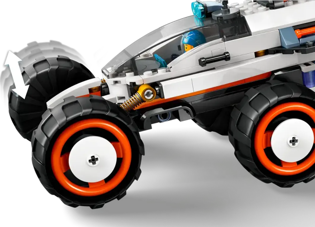 LEGO® City Weltraum-Rover mit Außerirdischen cockpit