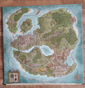 Treasure Island: Captain Silver – Revenge Island game board