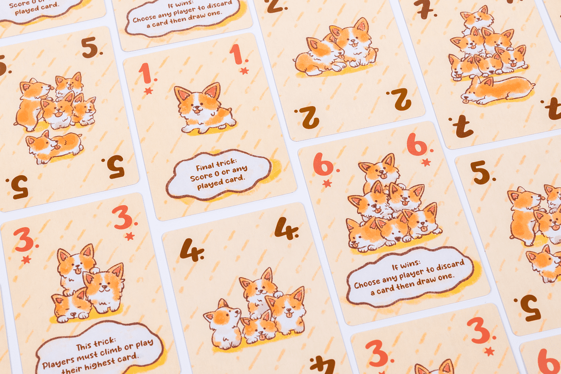 Corgi Pileup cards