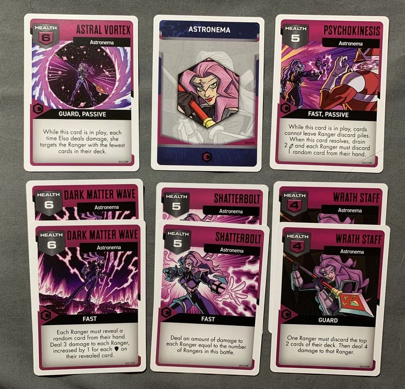 Power Rangers: Heroes of the Grid – Villain Pack #4: A Dark Turn cartes
