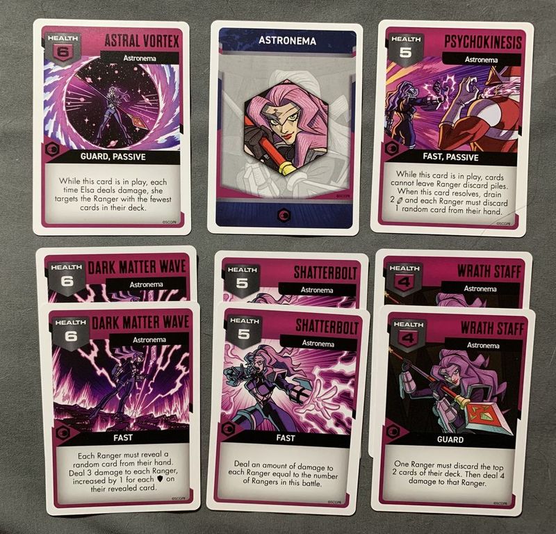 Power Rangers: Heroes of the Grid – Villain Pack #4: A Dark Turn kaarten