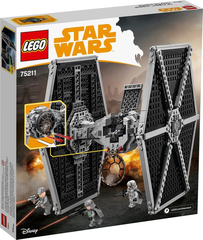 LEGO® Star Wars Imperial TIE Fighter™ rückseite der box