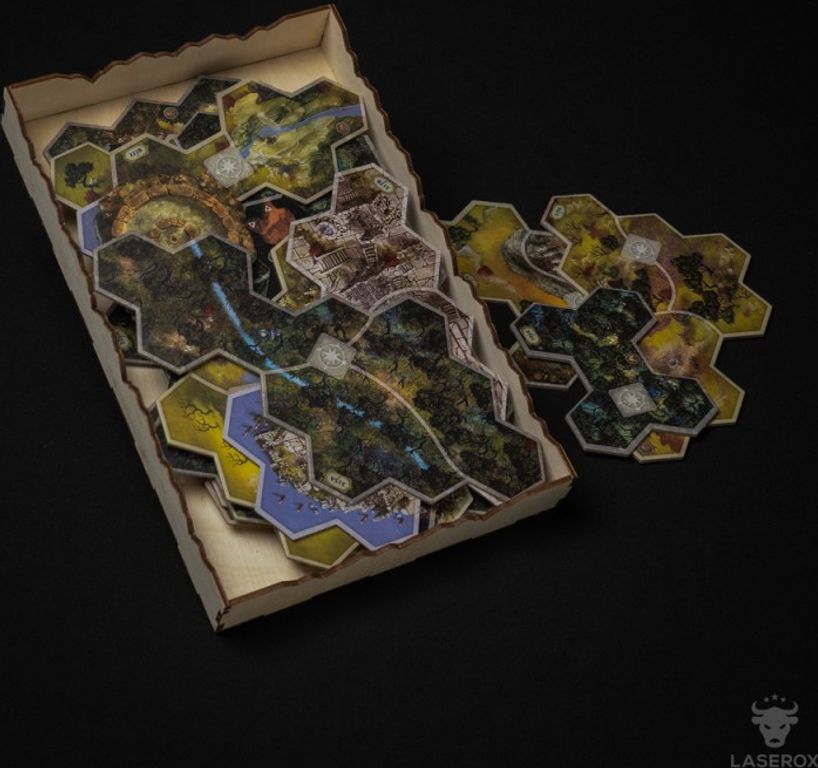 The Lord of the Rings: Journeys in Middle-Earth – Spreading War Expansion: Laserox Organizer componenten