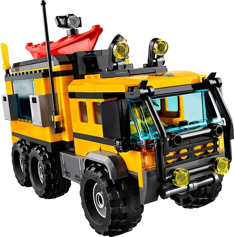 LEGO® City Le laboratoire mobile de la jungle composants