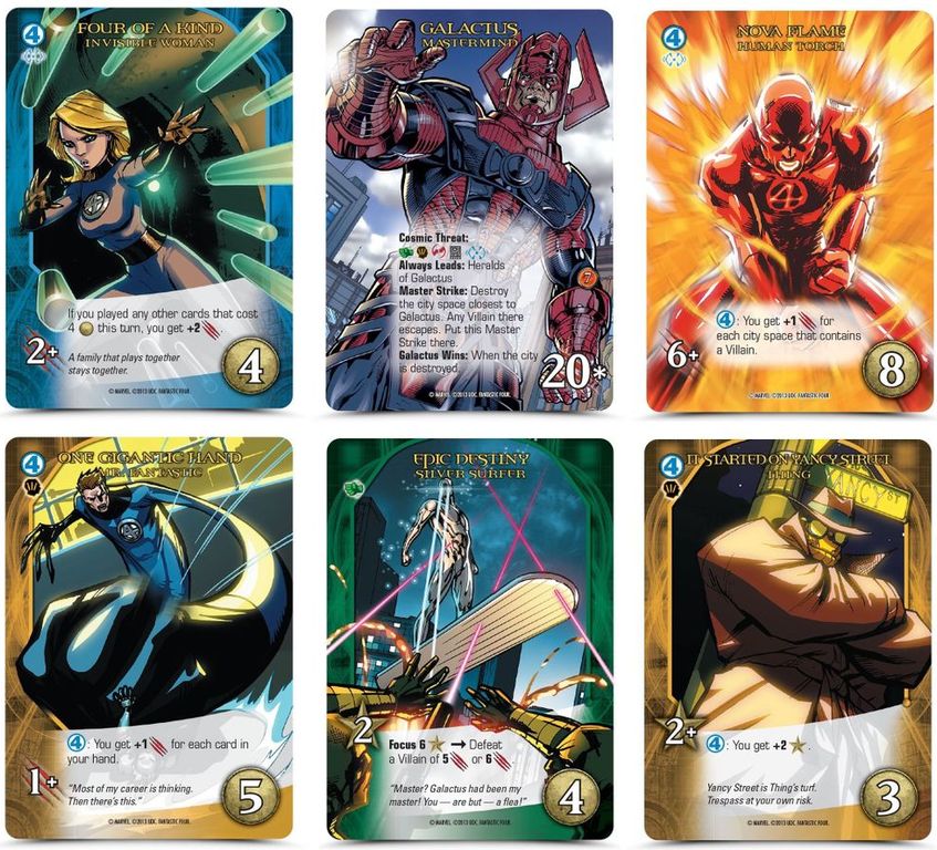 Legendary: Fantastic Four cartes