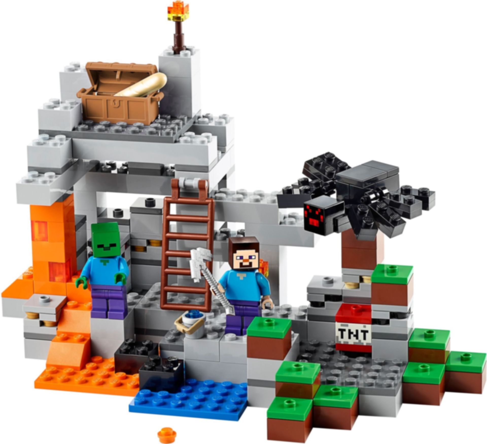 LEGO® Minecraft La caverna componenti