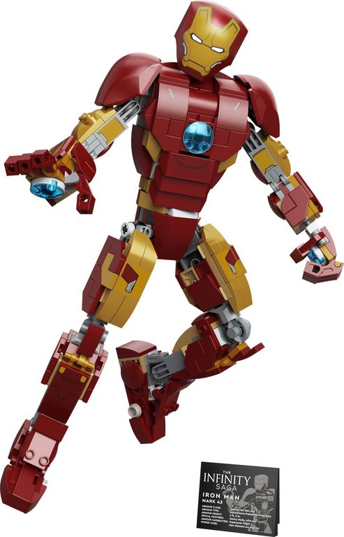 LEGO® Marvel Iron Man Figure components