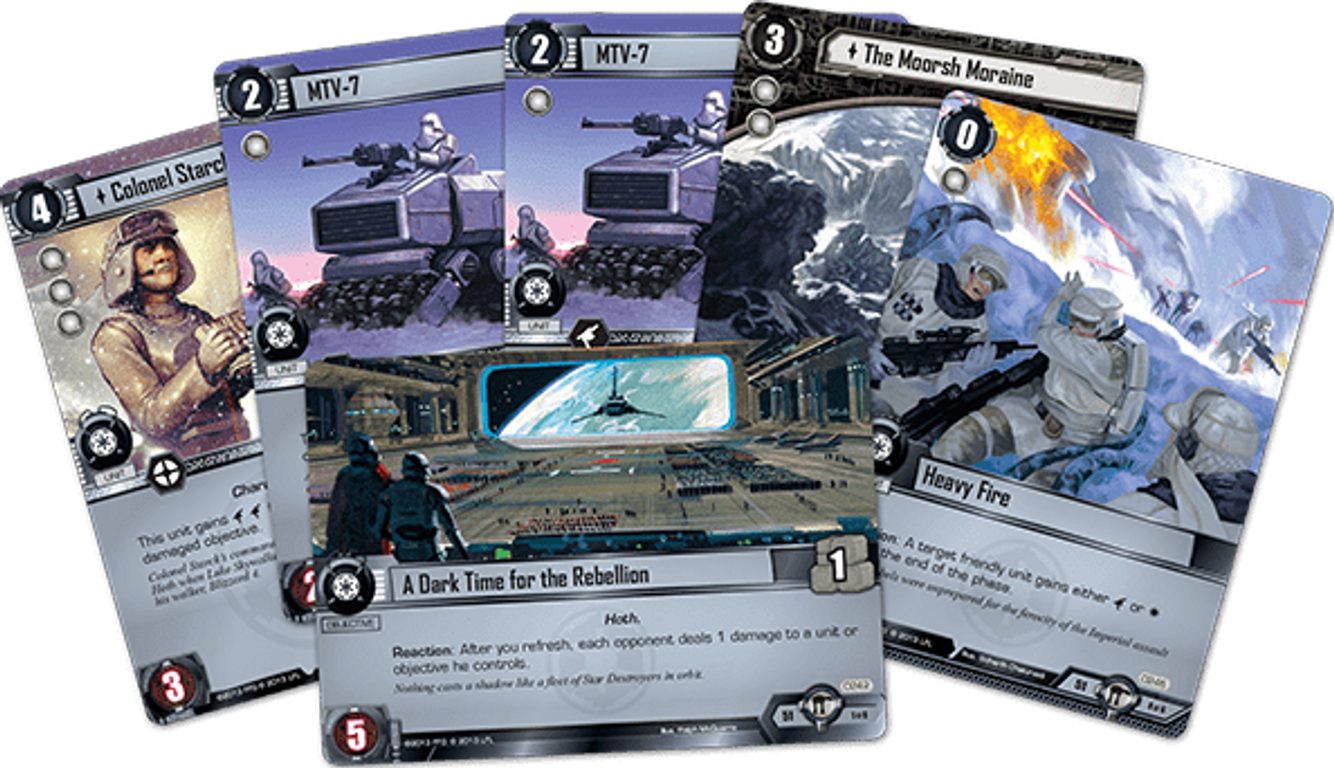 Star Wars: Le Jeu de Cartes - Une Situation Critique cartes