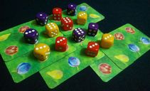 Orchard: A 9 card solitaire game components