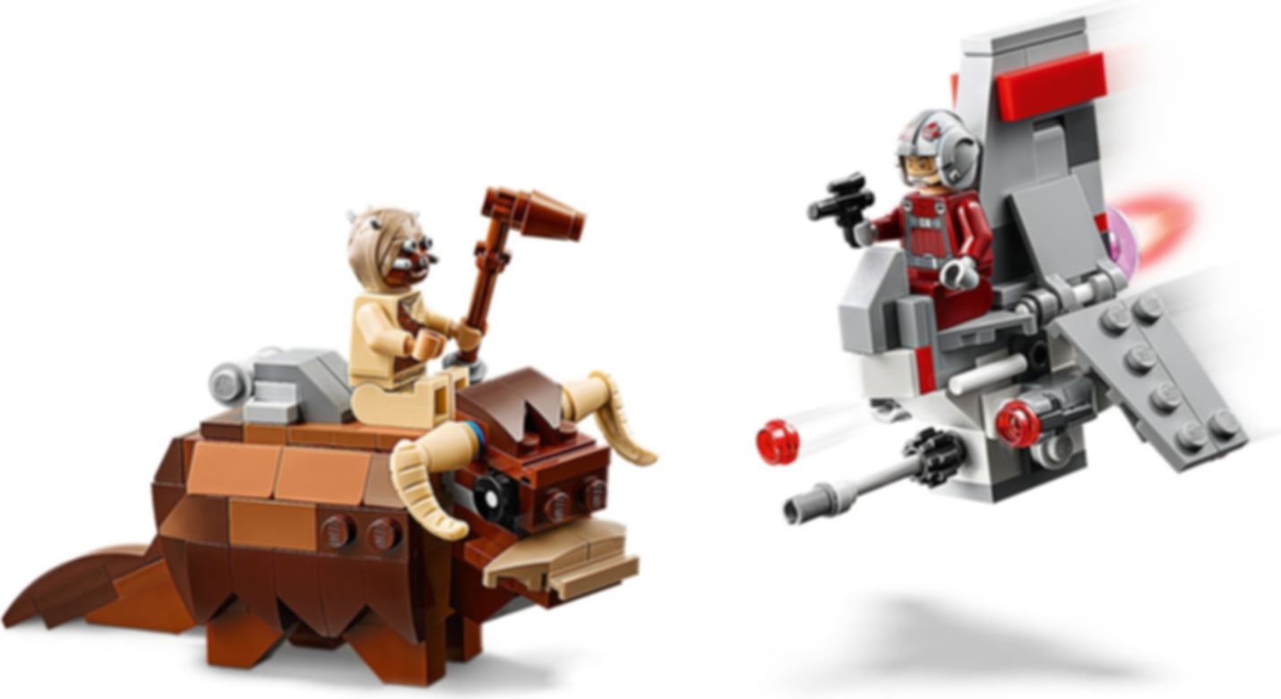 LEGO® Star Wars T-16 Skyhopper™ vs Bantha™ Microfighters gameplay