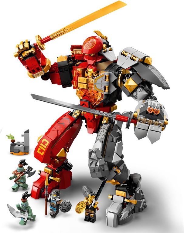 LEGO® Ninjago Le Robot de feu et de pierre gameplay