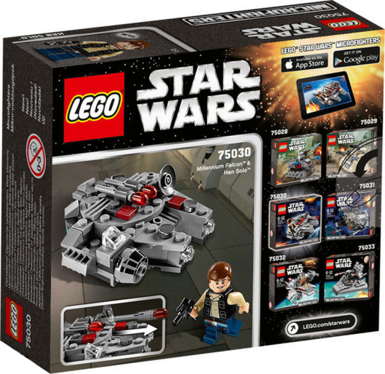 LEGO® Star Wars Millennium Falcon back of the box