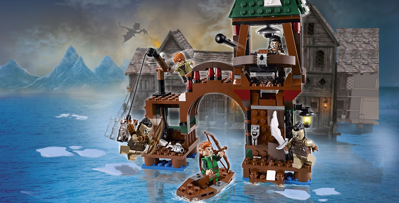 LEGO® The Hobbit Attack on Sea Town gameplay