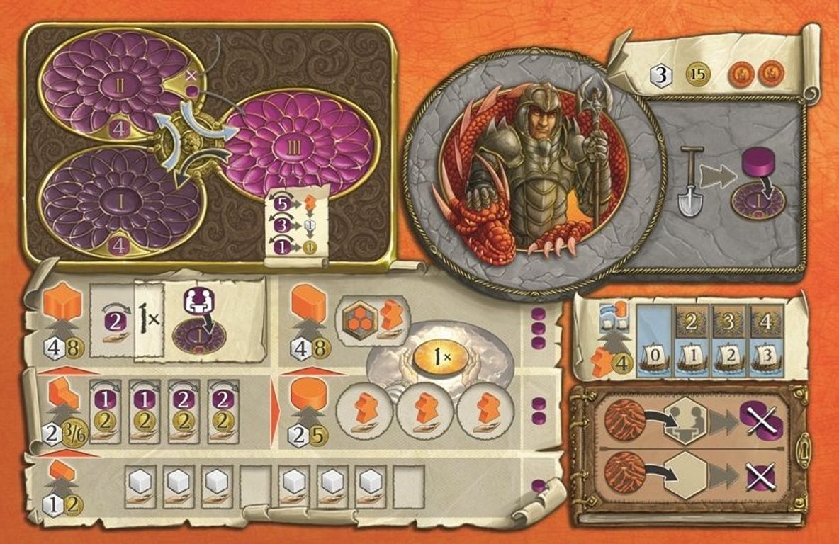 Terra Mystica: Fire & Ice game board