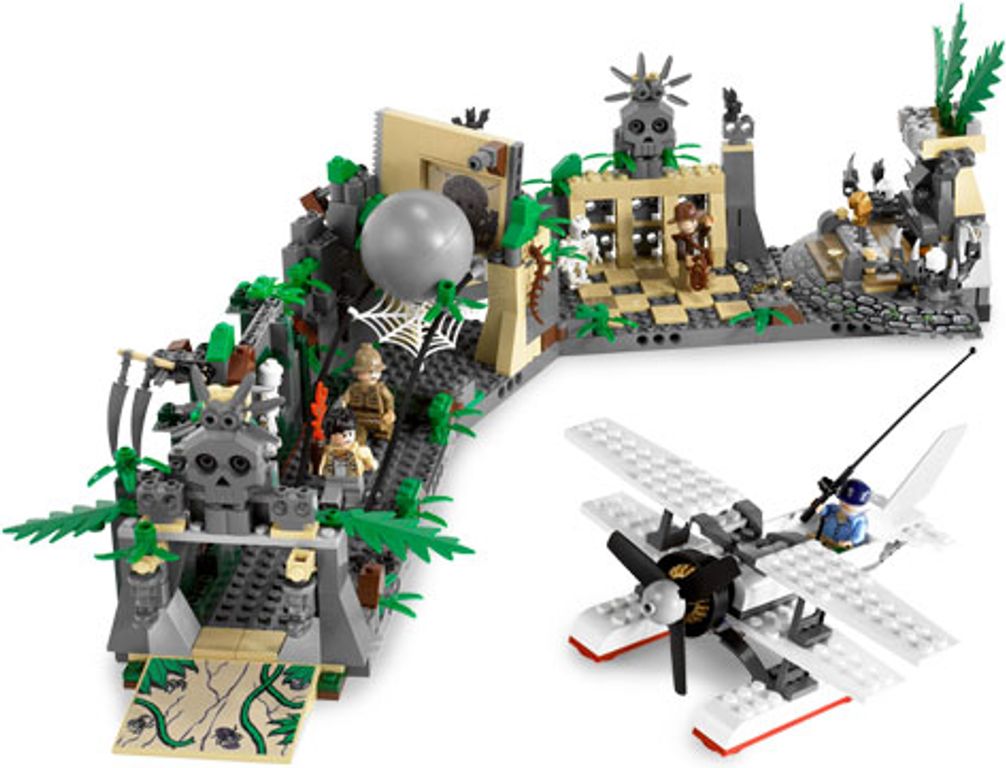 LEGO® Indiana Jones Temple Escape components