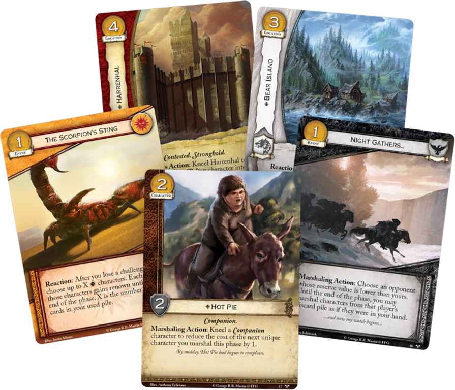 A Game of Thrones: The Card Game (Second Edition) - For Family Honor kaarten