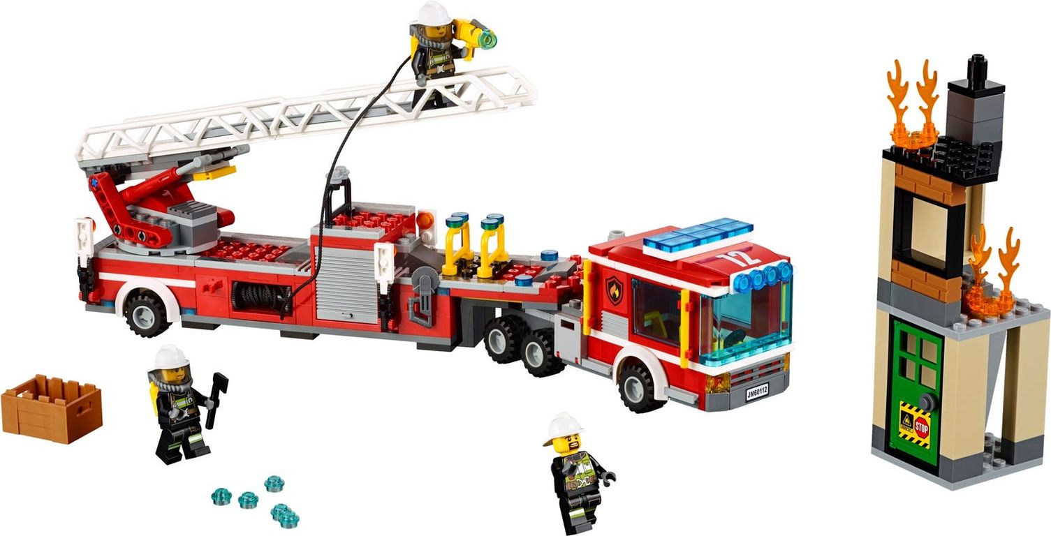 LEGO® City Feuerwehrauto mit Kran komponenten