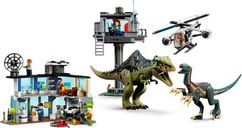 LEGO® Jurassic World L’attaque du Giganotosaurus et du Therizinosaurus composants