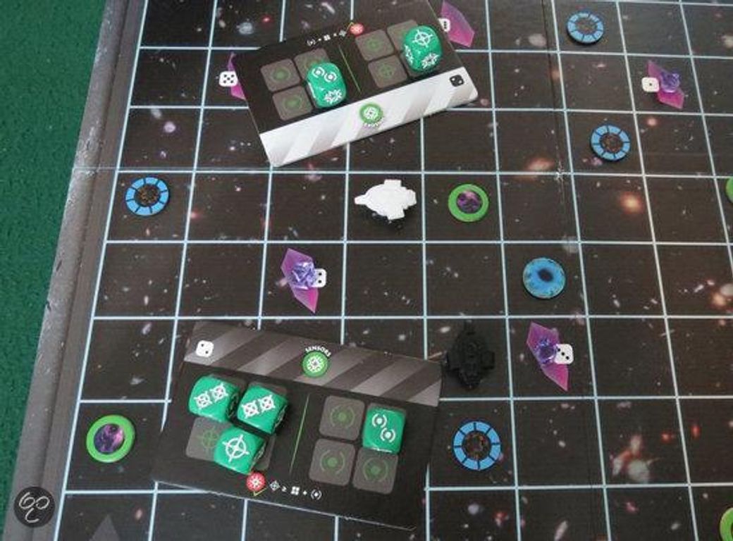 Space Cadets: Dice Duel game board
