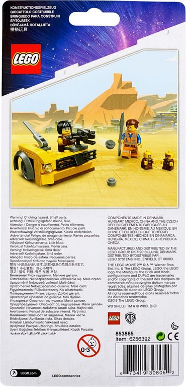 LEGO® Minifigures Set de Acc. LA LEGO® PELÍCULA 2 2019 parte posterior de la caja