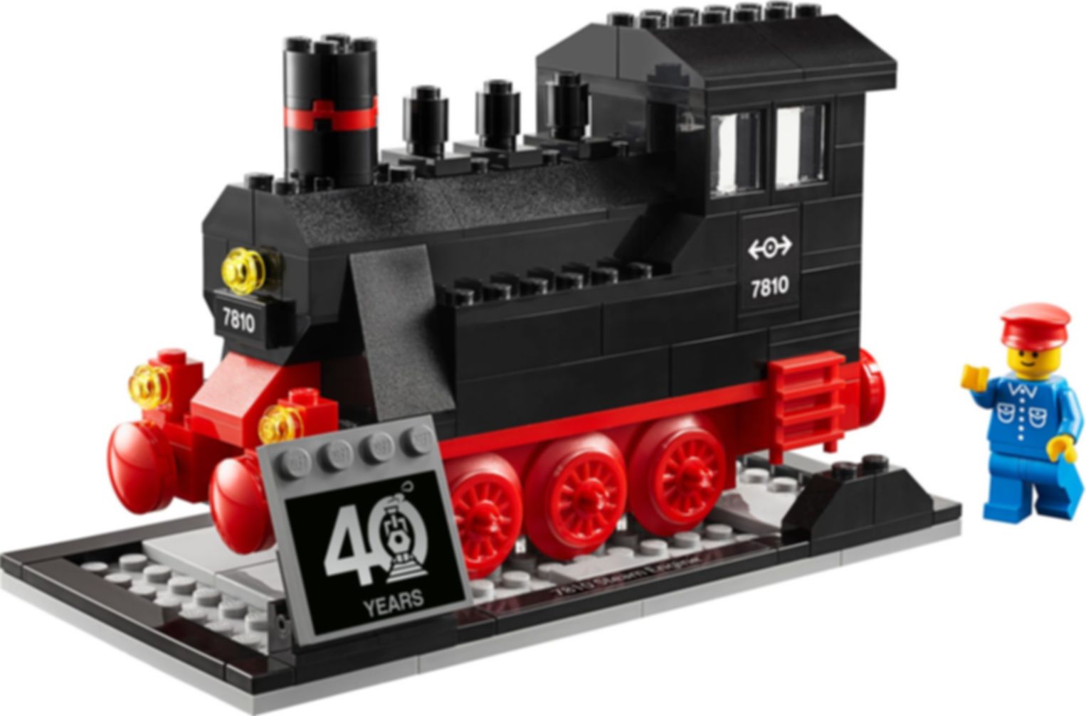 LEGO® Promotions Ikonische Dampflokomotive (40 Jahre LEGO Züge) komponenten