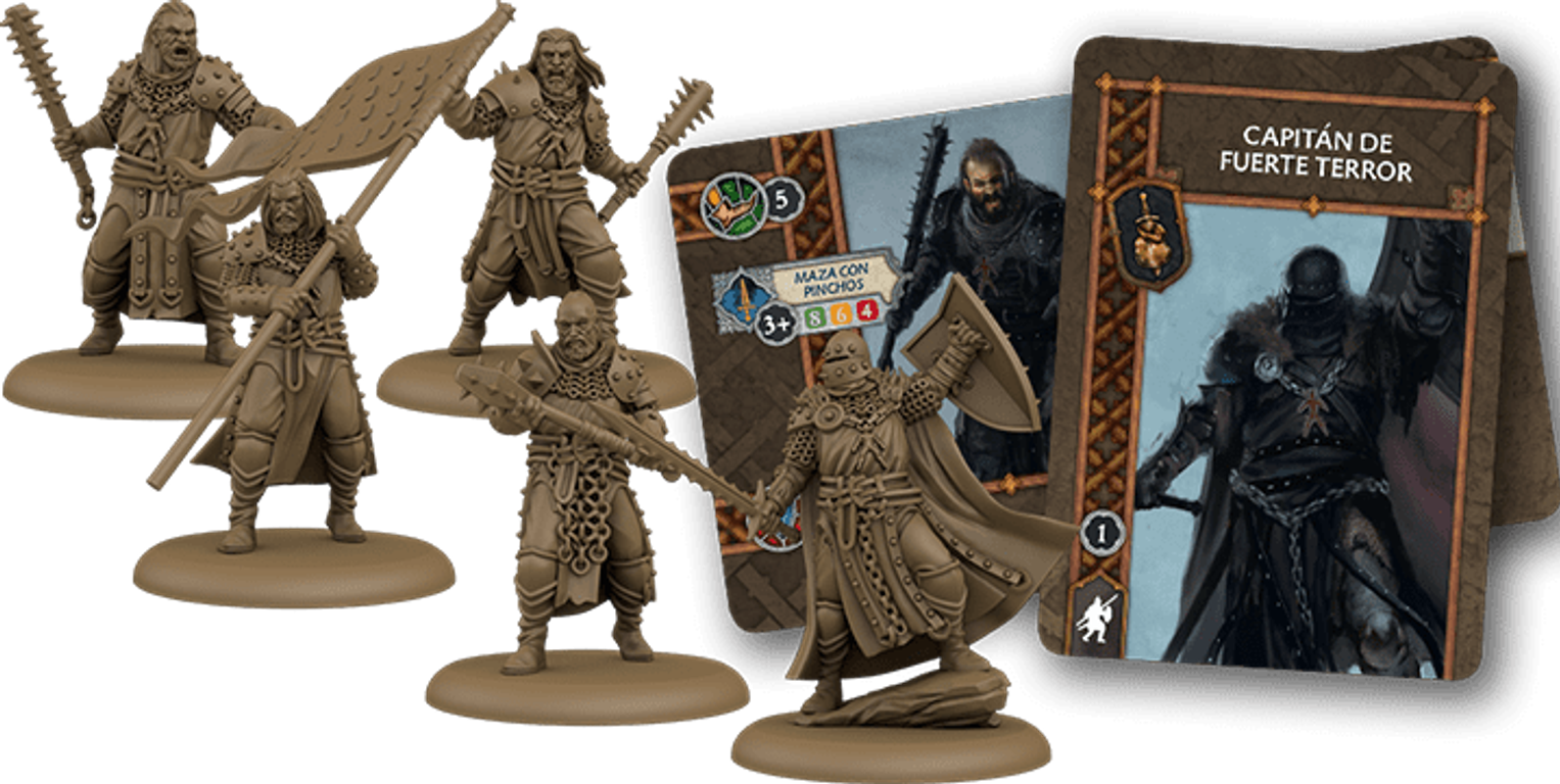 A Song of Ice & Fire: Tabletop Miniatures Game – Bolton Cutthroats components