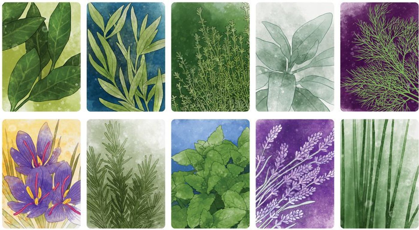 Herbaceous cards