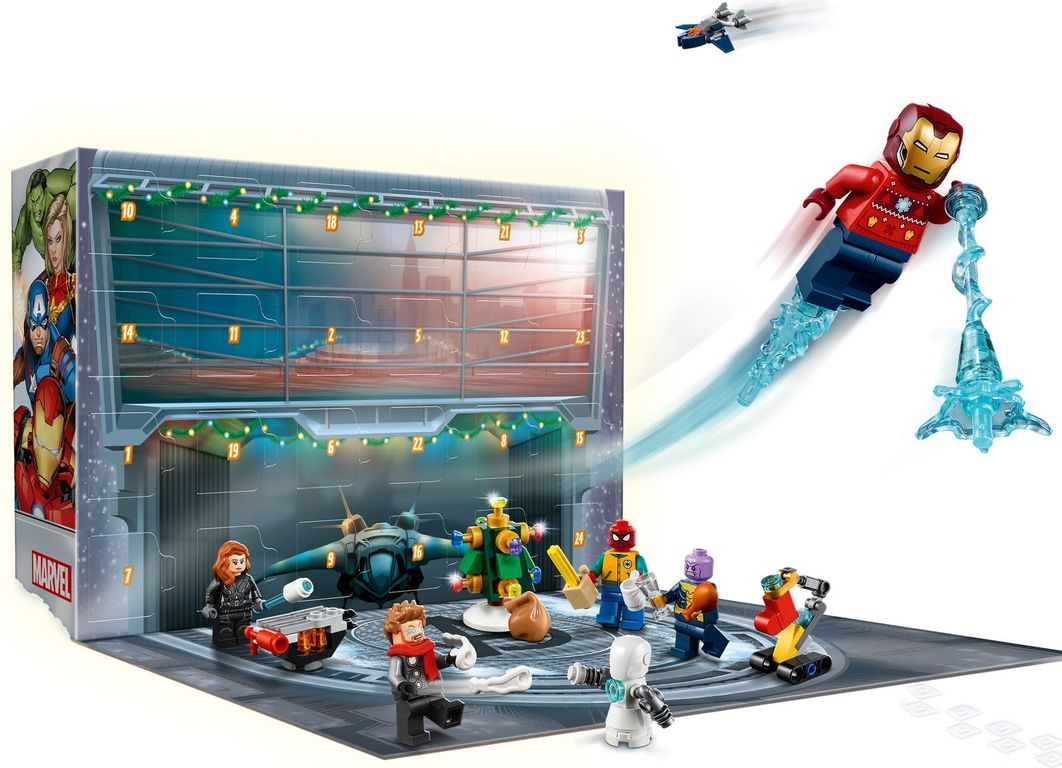 LEGO® Marvel De Avengers adventkalender 2021 componenten