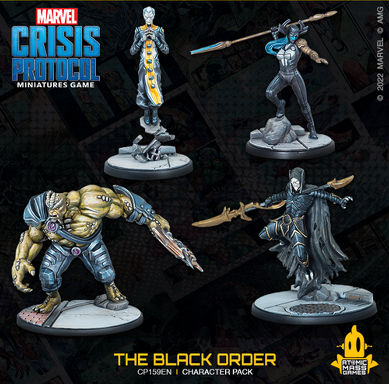 Marvel: Crisis Protocol – Black Order Affiliation Pack miniature