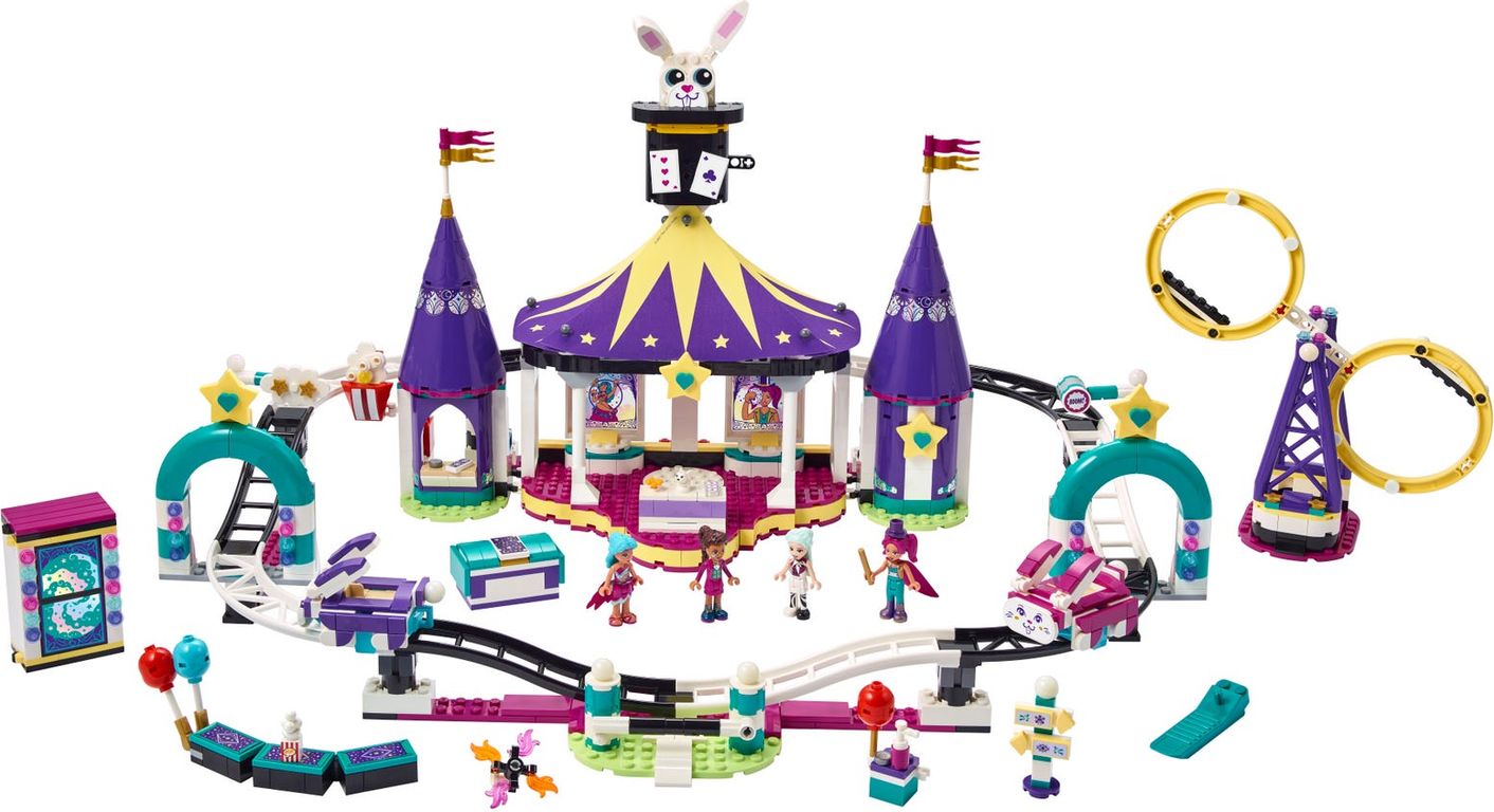 LEGO® Friends Magical Funfair Roller Coaster components